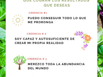 4 Creencias Vigorizantes que te ayudan a lograr aquéllo que deseas